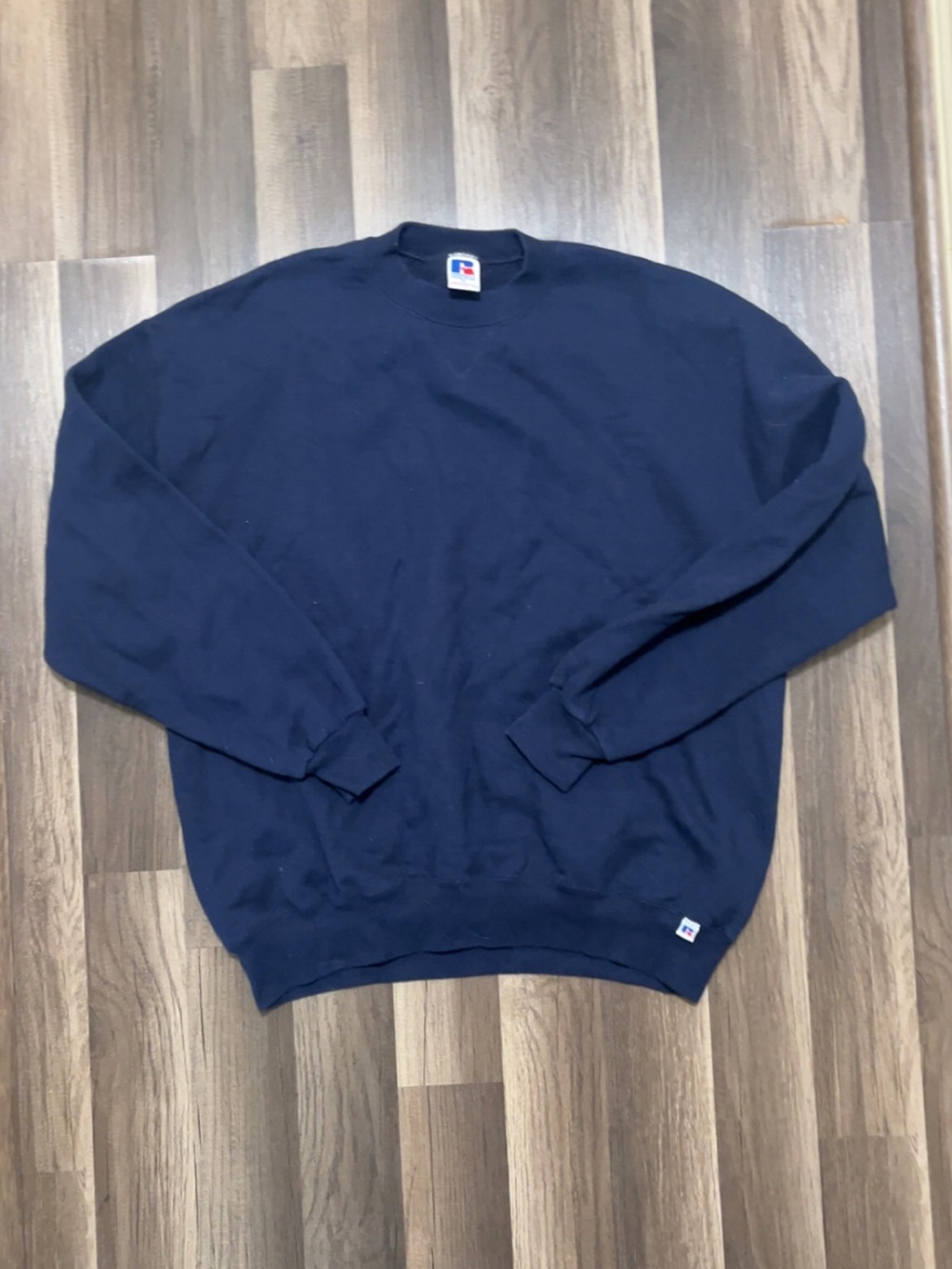 Vintage RUSSELL ATHLETIC USA Mens Blue XL Sweatshirt Crewneck Pullover